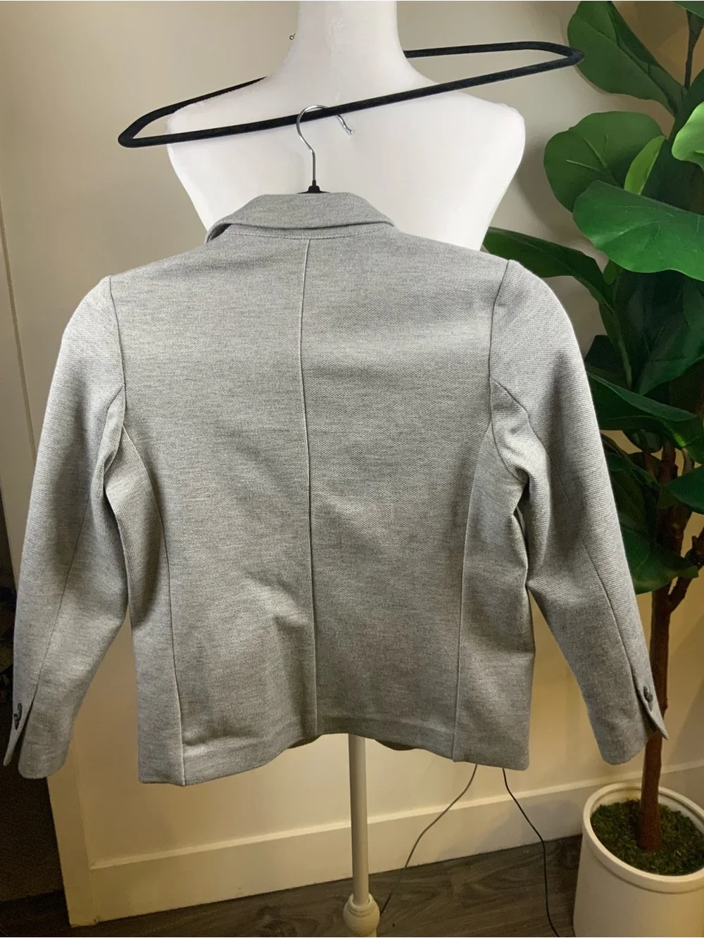 Zara kids  Gray Single-Button Blazer
